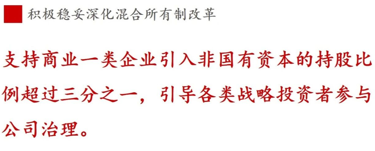 《國企改革三年行動方案》新鮮提法的使用與解讀——混合所有制改革篇