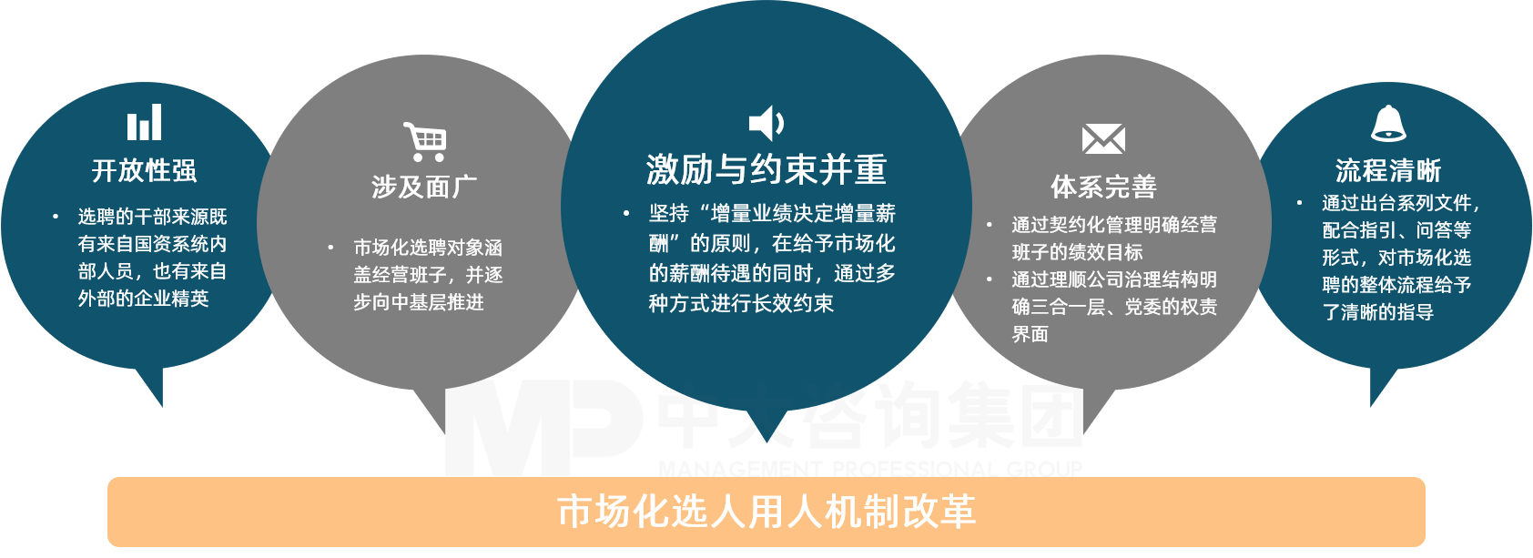 國有企業(yè)市場化選人用人機制改革，中大咨詢整理