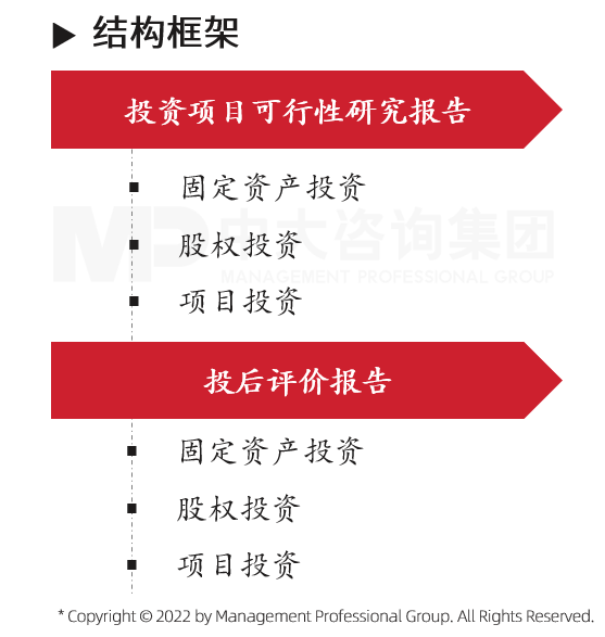 中大咨詢投資項目可行性研究報告與投后評價報告編制大綱結(jié)構(gòu)框架