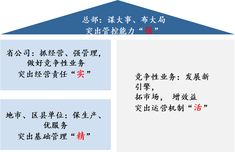 圖1 中國南方電網(wǎng)各層級組織的功能定位